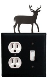 Deer - Single Outlet and Switch Cover