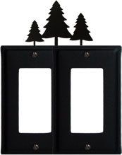 Pine Trees - Double GFI Cover