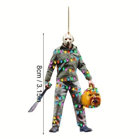 Purchase Classic Horror Magic Symbols, Halloween Decorations, Car Mirror Ornaments, Christmas Tree Decorations, Birthday Parties, Room Decorations, Ho (Style: Broadsword B04)