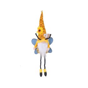 Spring Summer Sunflower Honey Bee Gnomes for Home Kitchen Decorations (Style: E1-31)